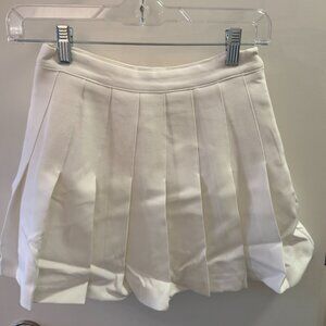 English Factory, Skort, White, Pleated Tennis Skirt, worn once, XS